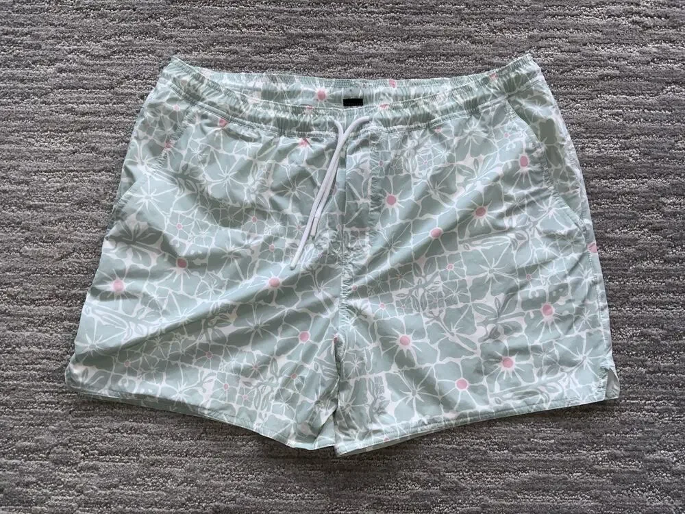 Bad Birdie Shorts Mens Size XXLarge Elastic Waist Drawstring Black Lightweight